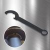 Spanner Wrench Tool Adjustable C-shape Wrench Locknut and Reinstall High-carbon Steel Accessories for Bicycles Pipelines