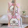 Cute little bear pillowcase living room sofa chair cushion cover home room decoration without pillow core