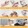 3 In 1 Hot Water Bottle with Waist Cover for Neck and Shoulder Back Hand Legs Waist Warm Stomach Abdominal Warming Bag