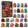 Surprise Daily Countdown Boxes Dragon Advent Calendar 2026, 24 Day Bookish Christmas with Lover Collections Mini Acrylic Dragons, Fantasy Book