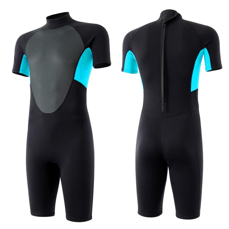 Mens 1.5mm 3mm 5mm Neoprene Wetsuit Diving Snorkeling Surfing Winter Swimming Full Body Short Sleeve