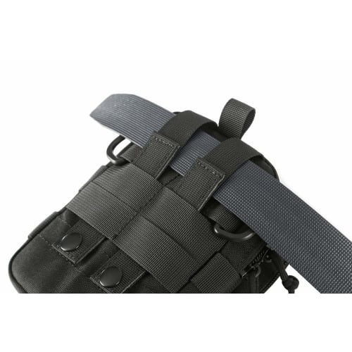 LefRight Multifunctional Pen Holder Molle Waist Holster Bag Pouch Tool Waist Bag with D-Ring Lock Hook Buckle Carabiner Key Clip