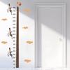 Creative Magic Witch Height Chart Sticker for Living Room Kids Room Wall Decoration Growth Ruler Wall Art