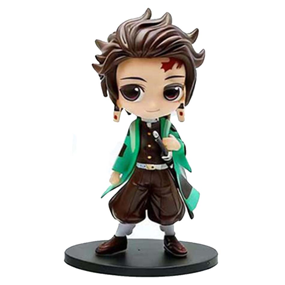 Model Creative Hot Sale Demon Slayer Tanjiro Kamado Anime Cartoon Figure  Personalized Statue Ornament Box Gift