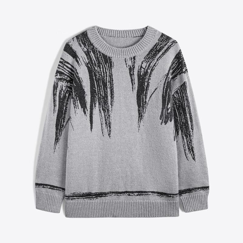 GXG Men's Runway Style Winter Crew Neck Sweater