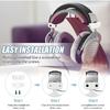 Headphones Slider Cover Kit for Beyerdynamic Headphones - 2 Pcs (White)