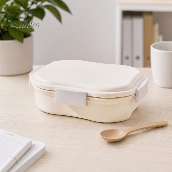 BPA-free Lunch Box Snack Container, with Separate Compartments Design, Food-Grade PP Box, Built-In Ice Insulated Layer Keeps Food Fresh Fruits