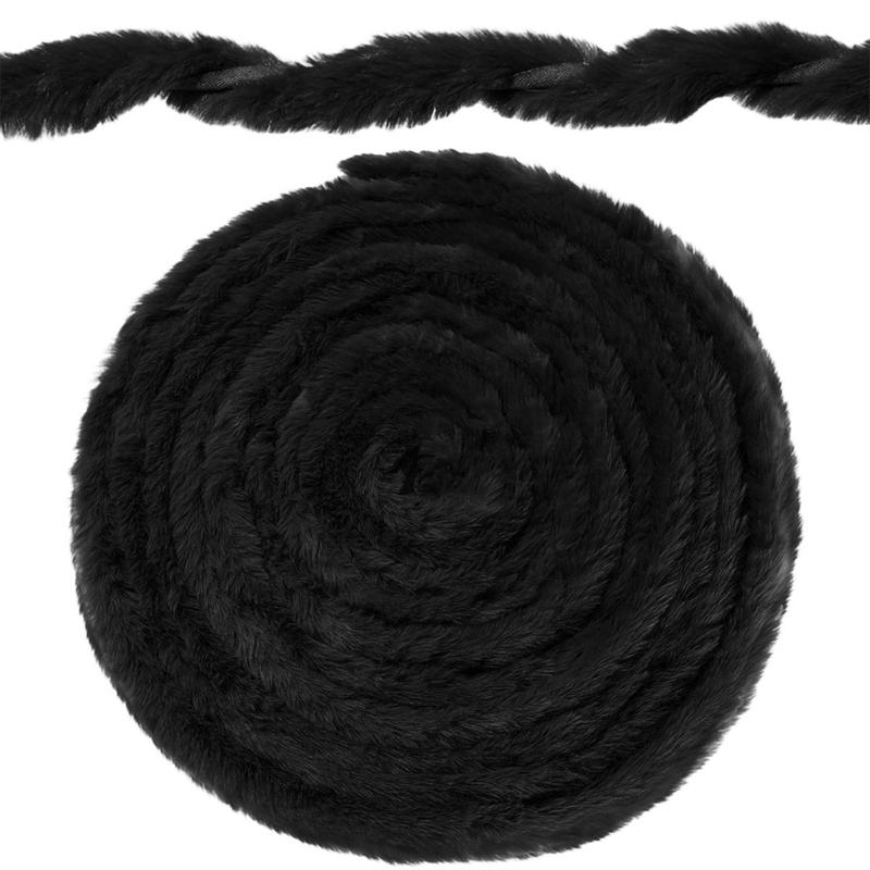 DIY White Plush Belt for Christmas Tree Skirt Craft Scarves Clothes Sewing