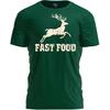 TeeUnion Funny Fast Food Hunting T-Shirt – Deer Season Gift Humor Graphic Tee for Hunters