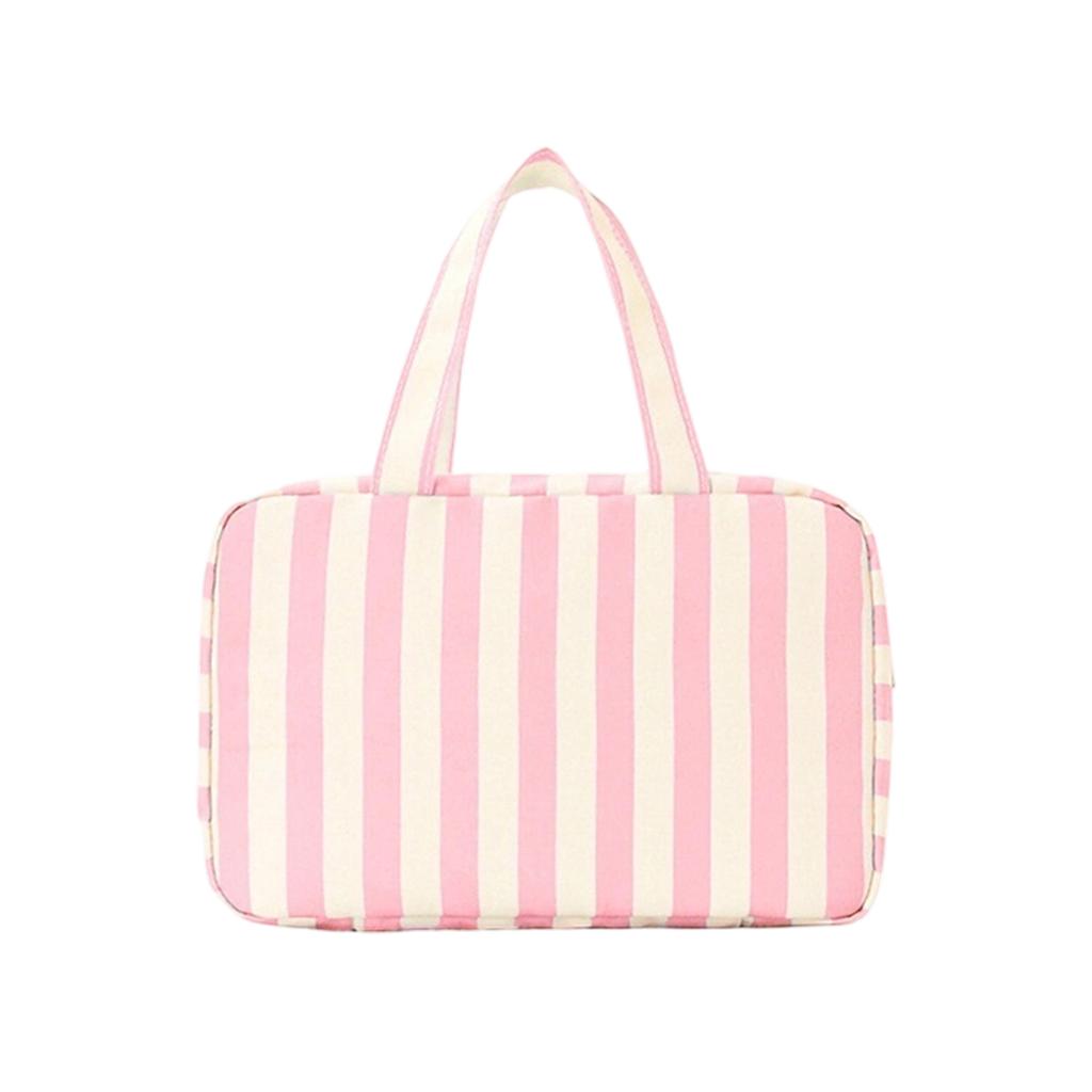 Four-Fold Travel Toiletry Bag with Multiple Pockets for Toiletries, Cosmetics and Travel