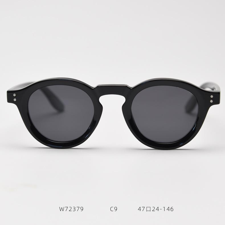 2026 European and American Personality Trend Retro Round Frame Polarized Sunglasses Men s and Women s Street Sunglasses