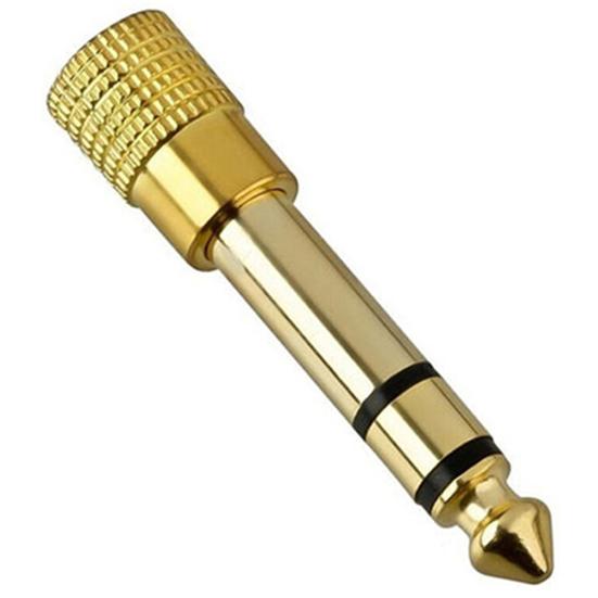 

45665 3.5mm Female 45661 Male Headphone to 6.5mm Jack Adapter Plug Stereo Audio