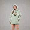 2026 Solid Color Hooded Pet Loose Fit Pullover Sweatshirt Unisex Casual Top