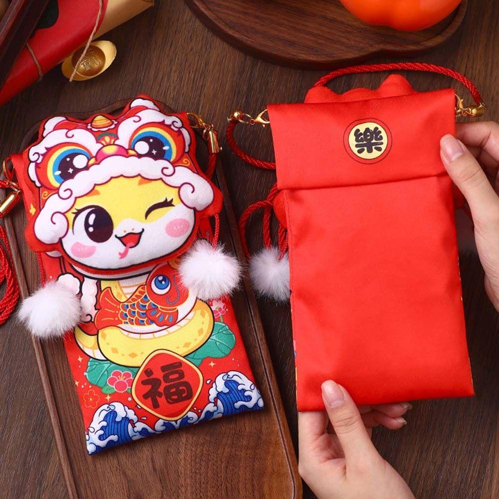Traditional 2025 Snake Year Red Envelopes Chinese Style Red Packet  Wedding Birthday