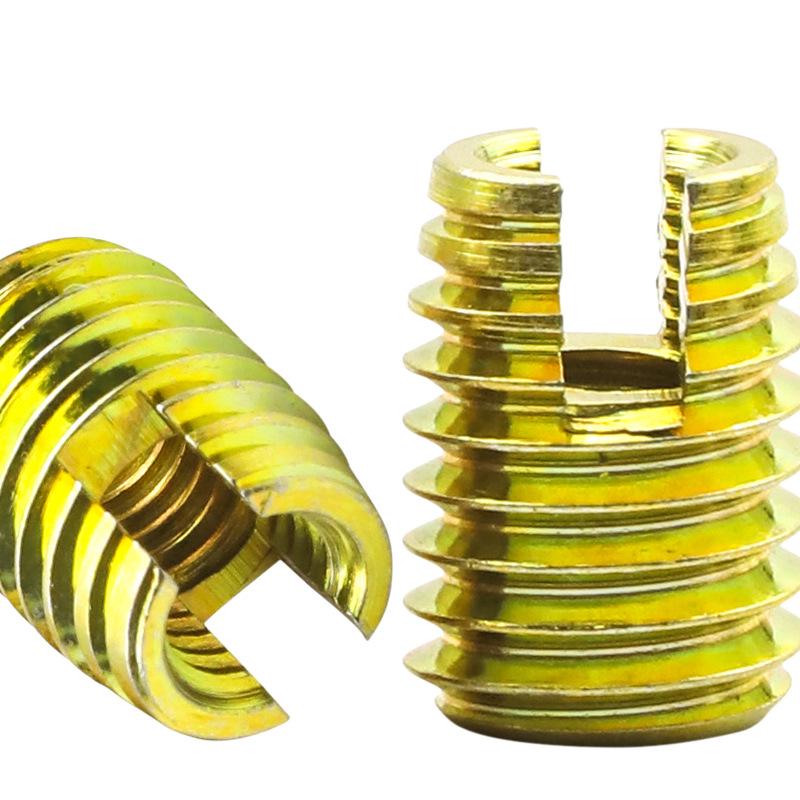 Härdade zinkpläterade 302 kolstål självborrande skruvpluggar (M5/M6/M8/M10)