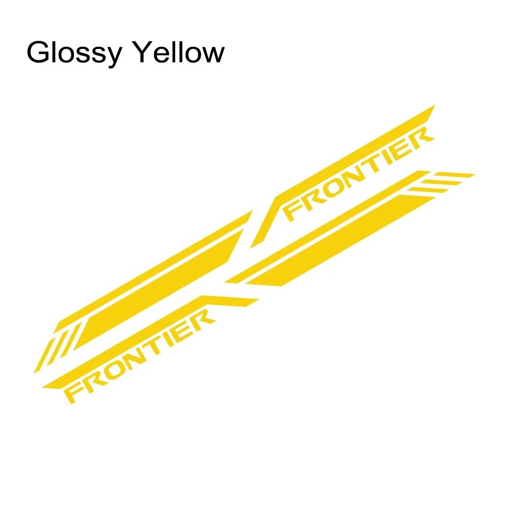 Car Trunk Side Sticker For Nissan Frontier NP300 Pro 4X D40 D22 Truck Graphics Stripes Decal Vinyl Cover Auto Tuning Accessories