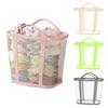 Foldable Wall Mounted Nylon Mesh Laundry Basket, Large Capacity Portable Dirty Clothes Storage Basket