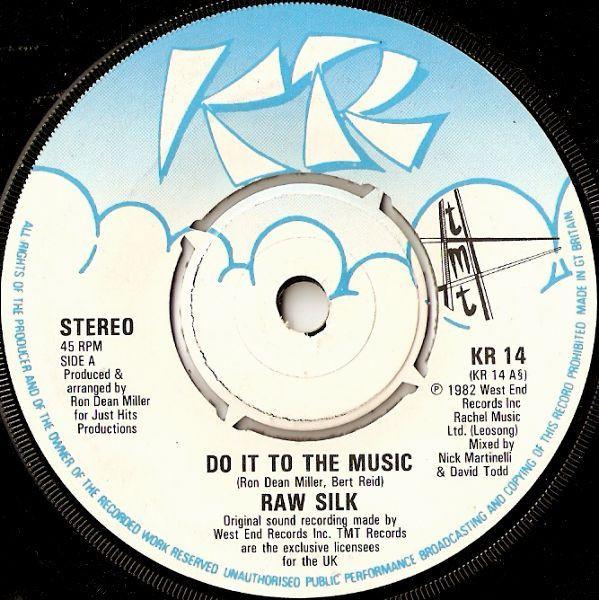 

7inch Record RAW SILK - Do It To The Music KR14 KR, TMT Records 1982 UK Soul/Funk Used