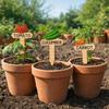 15PCS Wooden Garden Flower Labels Reusable Vegetable Name Tag Plant Markers  Indoor Plants