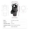 2 in 1 Car Water Cup Holder Expander 360 Degree Adjustable Base Coffee Drink Holder Anti-Shake Stable Double Water Cup Holder