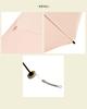 Because Folding Perfect for Sun and PU Perfect for Sun and Heat Umbrella, 50cm, Rain, Lightweight, Leather, Rain, Protection, Pink, B-095789