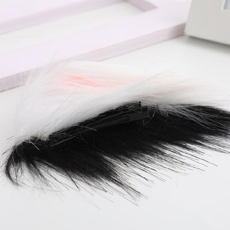 Plush Cat Ear Hair Clip Halloween Costume Cosplay Hairpin Theme Party Headdress