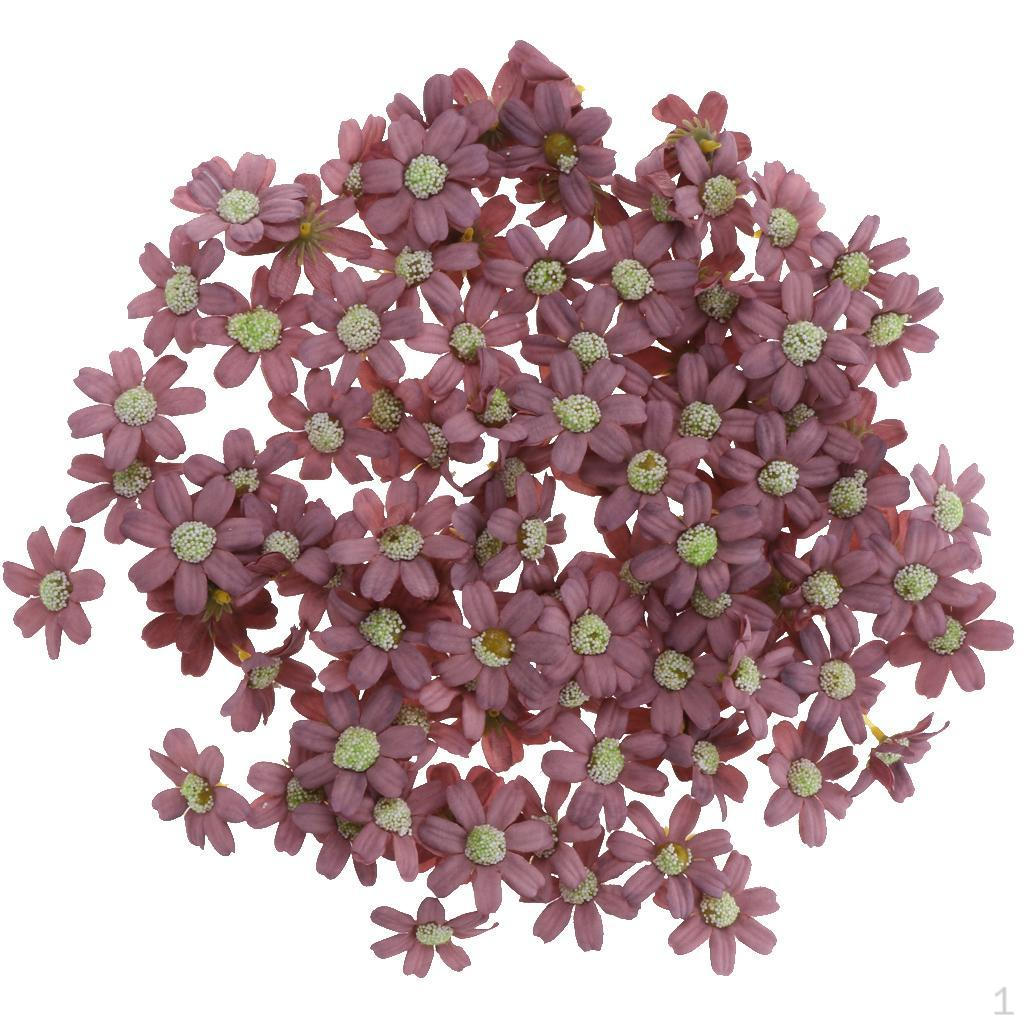 100pcs Spherical Heads Bulk Wedding Dark Red