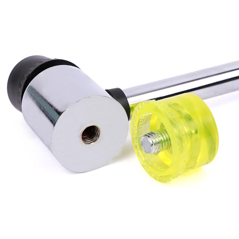 Gummihammer - Manuelles DIY-Werkzeug mit doppelten runden Gummiköpfen