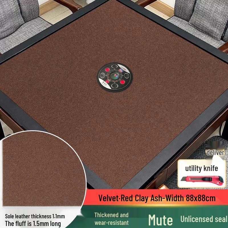 Premium Silent Velvet Mahjong Table Cover