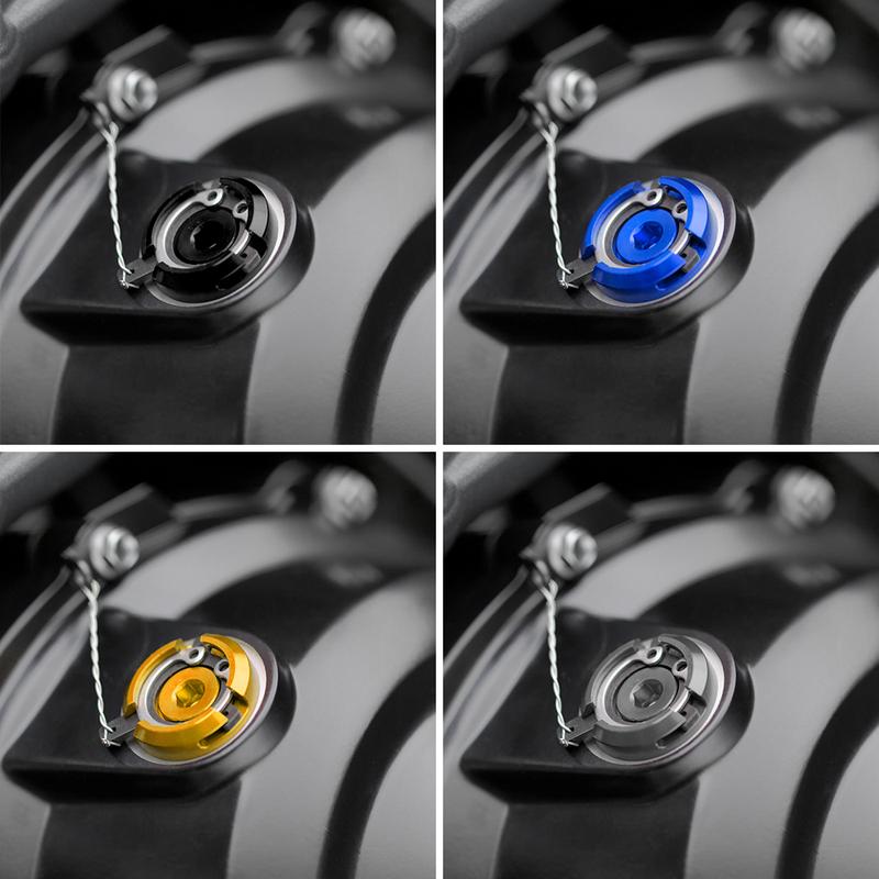 For KAWASAKI ER6N Ninja 400 Z650 Z800 Z900 Z1000 SX Motorcycle New Aluminum Accessories Reservoir Cup Engine Oil Filter Cover