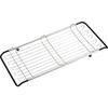 Wahei Freiz Sink Dish Drying Rack, Extendable, Maximizes Sink Space, Wide Width, SUI-6093 Silver