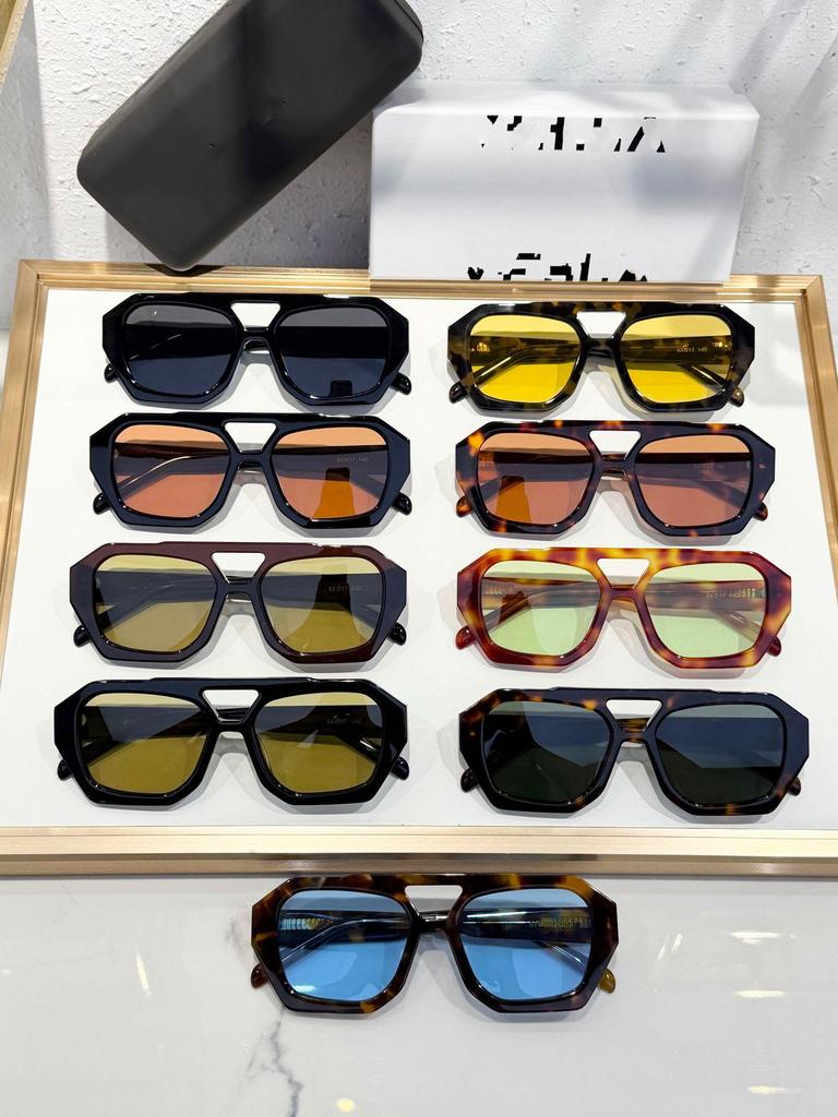 RIVER Fashion Handmade Square Sunglasses - Trendy Sun Protection for Men & Women