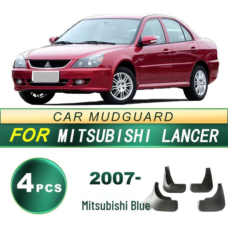Soft Rubber Splash Guard Mud Flaps for 2007 Mitsubishi Lancer Tires