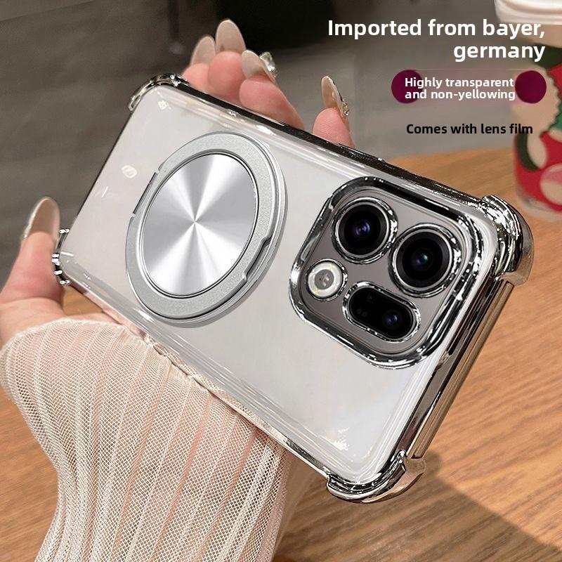 For OPPO Find X9 Pro Case New Four-corner Anti-drop Rotating Bracket Ultra-thin Cover for OPPO FindX9 Shockproof Bumper Funda