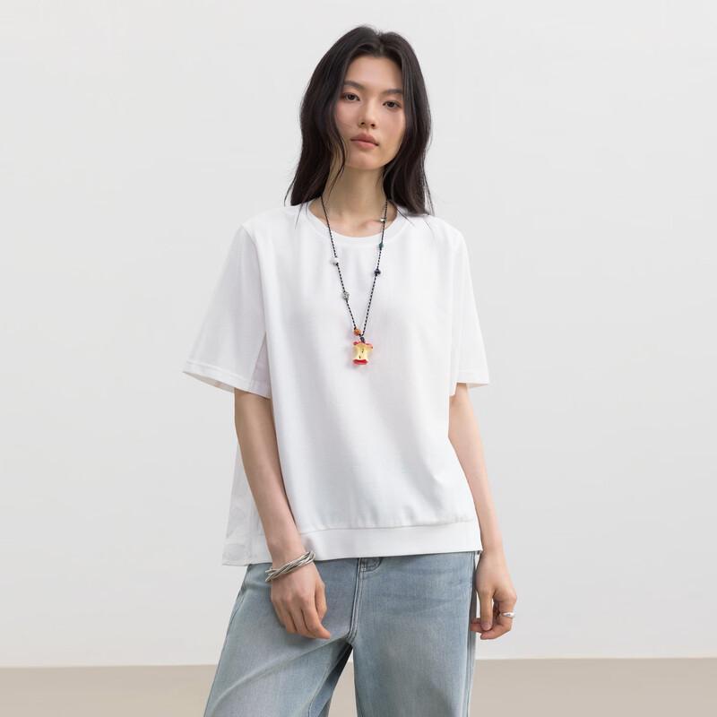 Elva s Island Casual Short Sleeve T-Shirt S белый