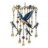Carillon DYS Hummingbird, Carillon per Esterno, Carillon Sun Catcher in Vetro Colorato e Cristallo, Decorazioni Colorate per Giardino Esterno, Commemorativo