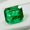 Emerald 10.20 Ct CERTIFIED Natural Green Emerald Cut Colombian Loose Gemstone Emerald -123 002