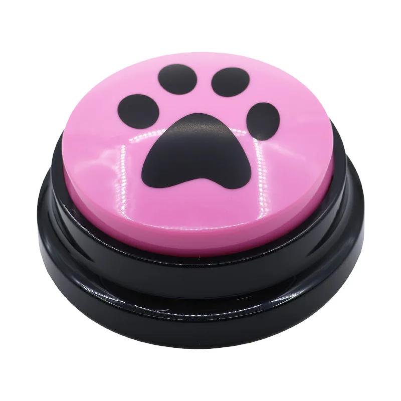 Funny Dog Recordable Pet Toy Travel Talking Pet Starters Dog Speaking Buttons Portable Cute Pet Supplies Communication Dog