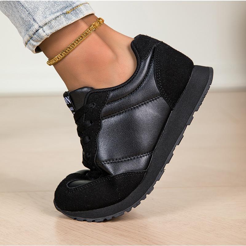 2026 New Autumn Womens Shoes Trendy Comfortable Casual Sports Shoes Versatile Leather Shoes Footwear Casual Sports Running Trend