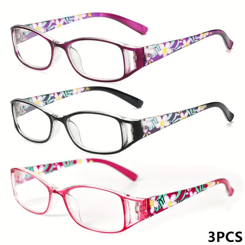 

3pcs Reading Glasses Anti Blue Light Presbyopia Eyeglasses for Men And Women Computer Eyewear for Digital Screen Use +100
