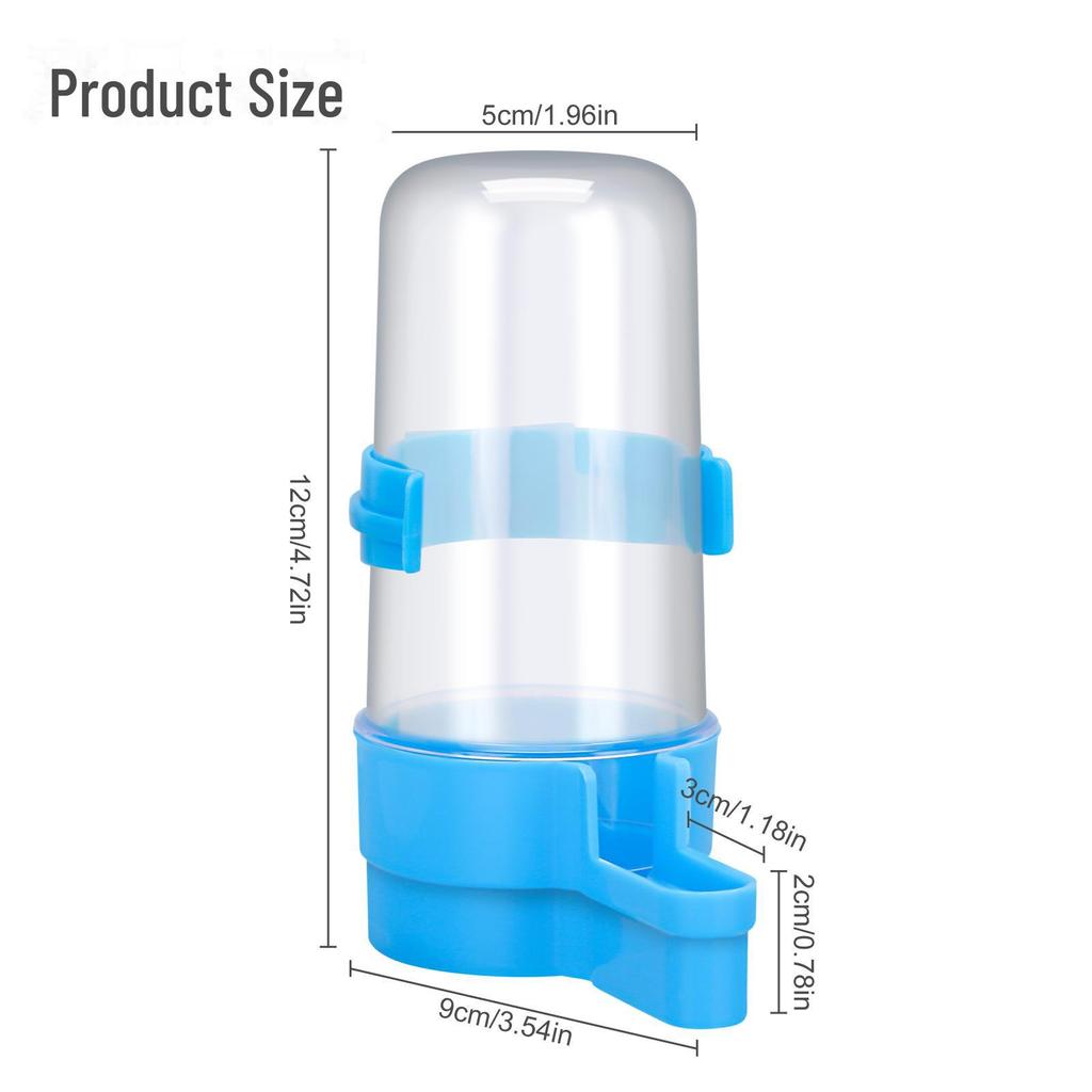 Automatic Chicken and Bird Feeder with Waterer - Food Bowl and Trough for Parrots and Birds