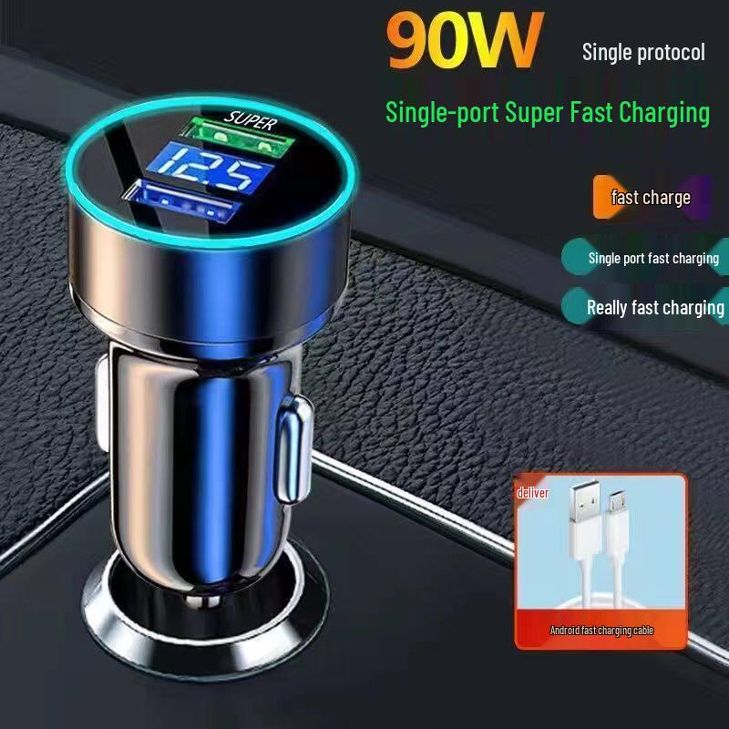 200W Stealth Car Charger USB Converter for 12V - Super Fast Charging