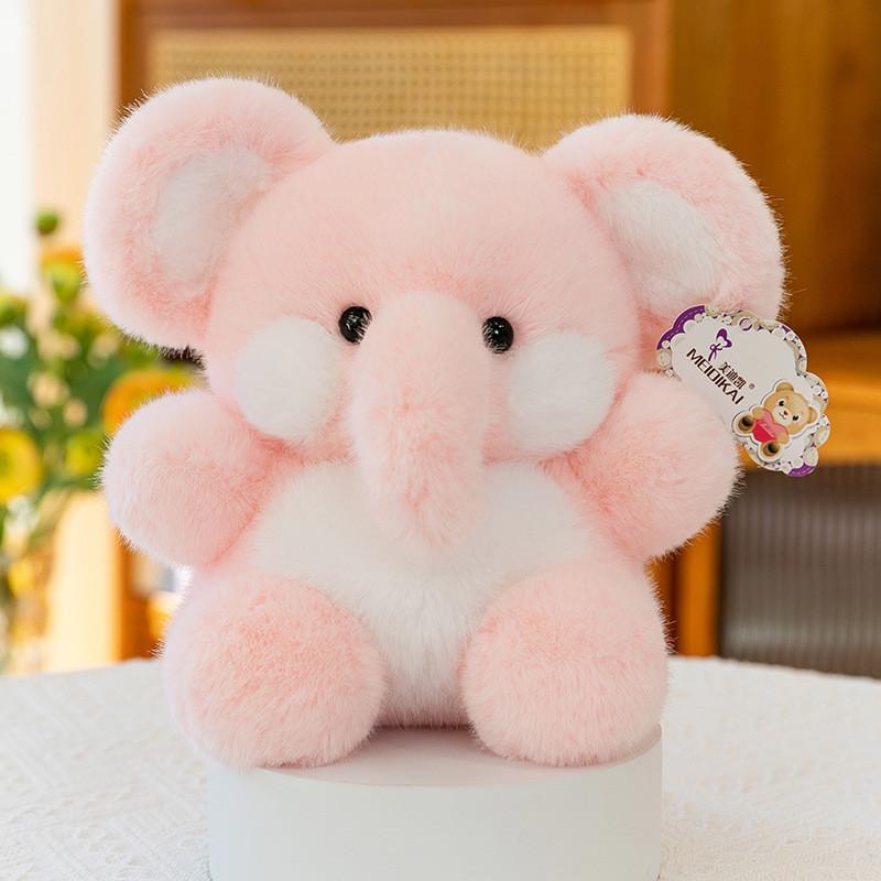 Plush Elephant Toy For Kids Girls Boys Cute Cartoon Soft Stuffed Animal Gift