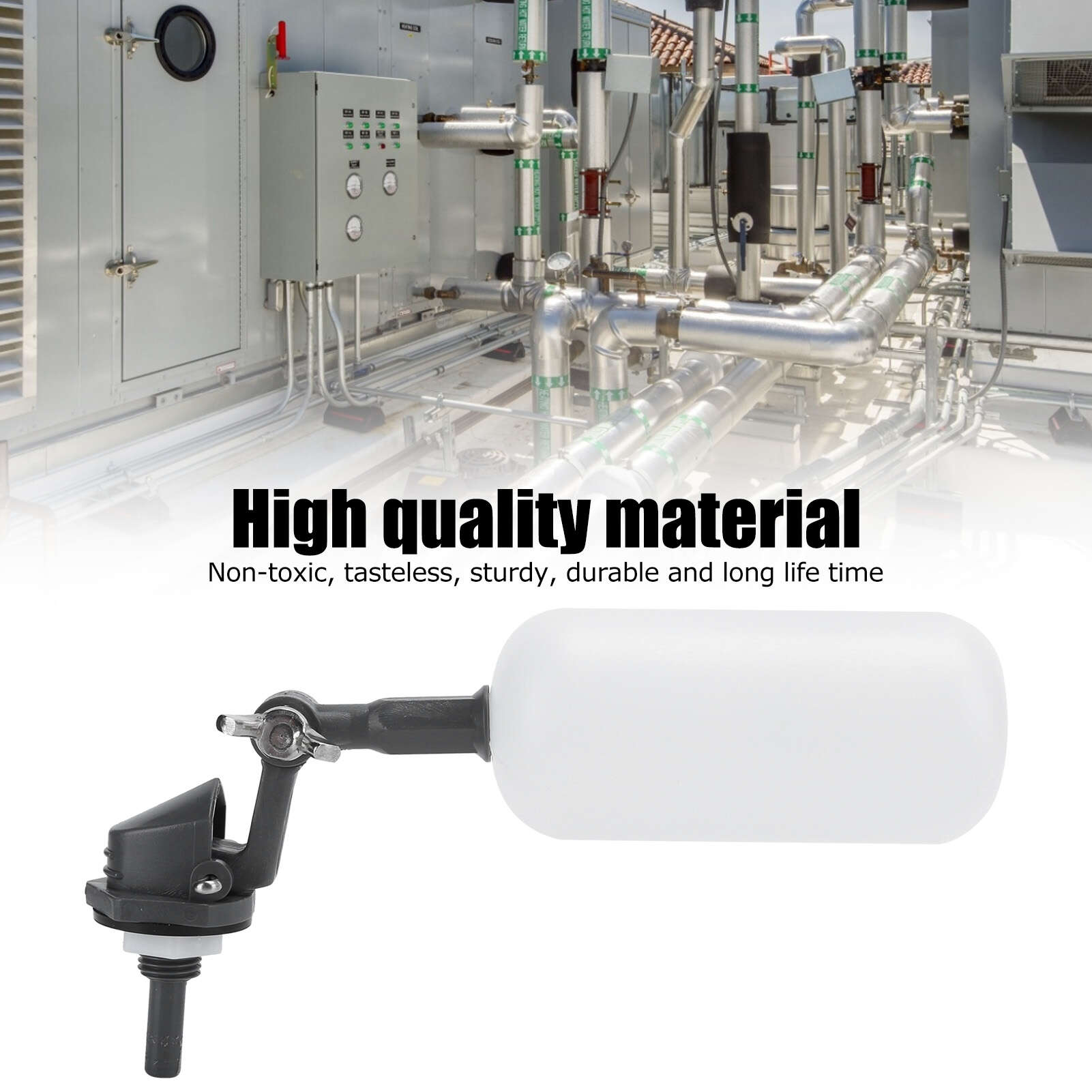 

Мініатюрний пластиковий кульковий поплавковий клапан Автоматичний перемикач контролю рівня води Очисник Кульовий кранG1/4in DN8