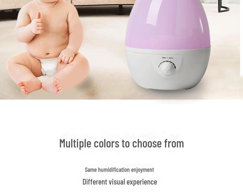 3L Silent Desktop Humidifier with Aromatherapy for Bedroom and Office Use
