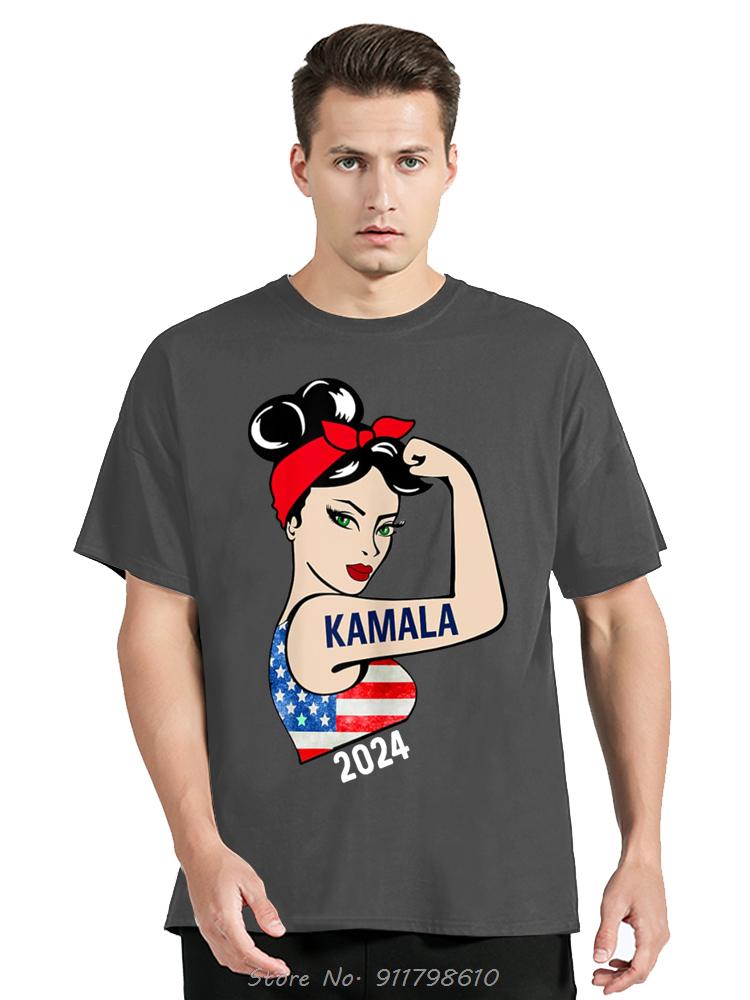 Kamala Harris 2024 President Classics America Flag Vote Short Sleeve T-Shirt For Comfortabl O-Neck Tshirtunisex Clothing