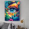 5d DIY Diamond Painting Cross Stitch Abstract Flower Eyes Diamond Embroidery Mosaic Full Round Drill Home Decor Arts