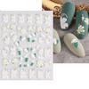 Manicure Decor Sliders Relief Engraved 5D Butterfly Embossed Nail Stickers Nail Art Sticker Decal