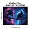 1Pcs Thunder & Wolf Car Trunk Mat with Anti Slip Cargo Liner Waterproof Rear Storage Protector Floor Mat for SUV Sedan Vehicle I