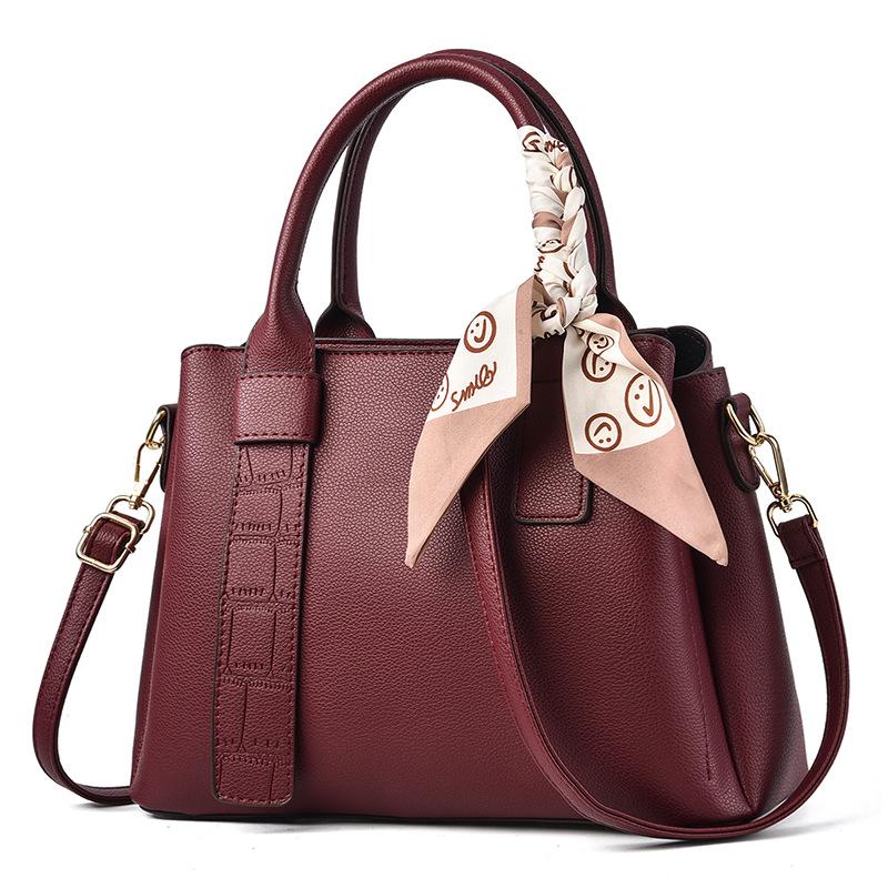 

Роскошная женская сумка через плечо с шарфами, большая вместимость, женские сумки через плечо, повседневные сумки-тоут, основная женская сумка